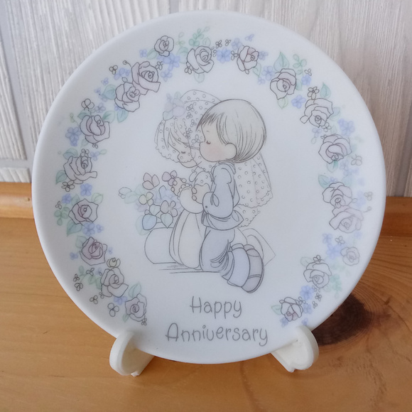VTG 89 & 90 Precious Moments Mini Collector Plates - Picture 2 of 9